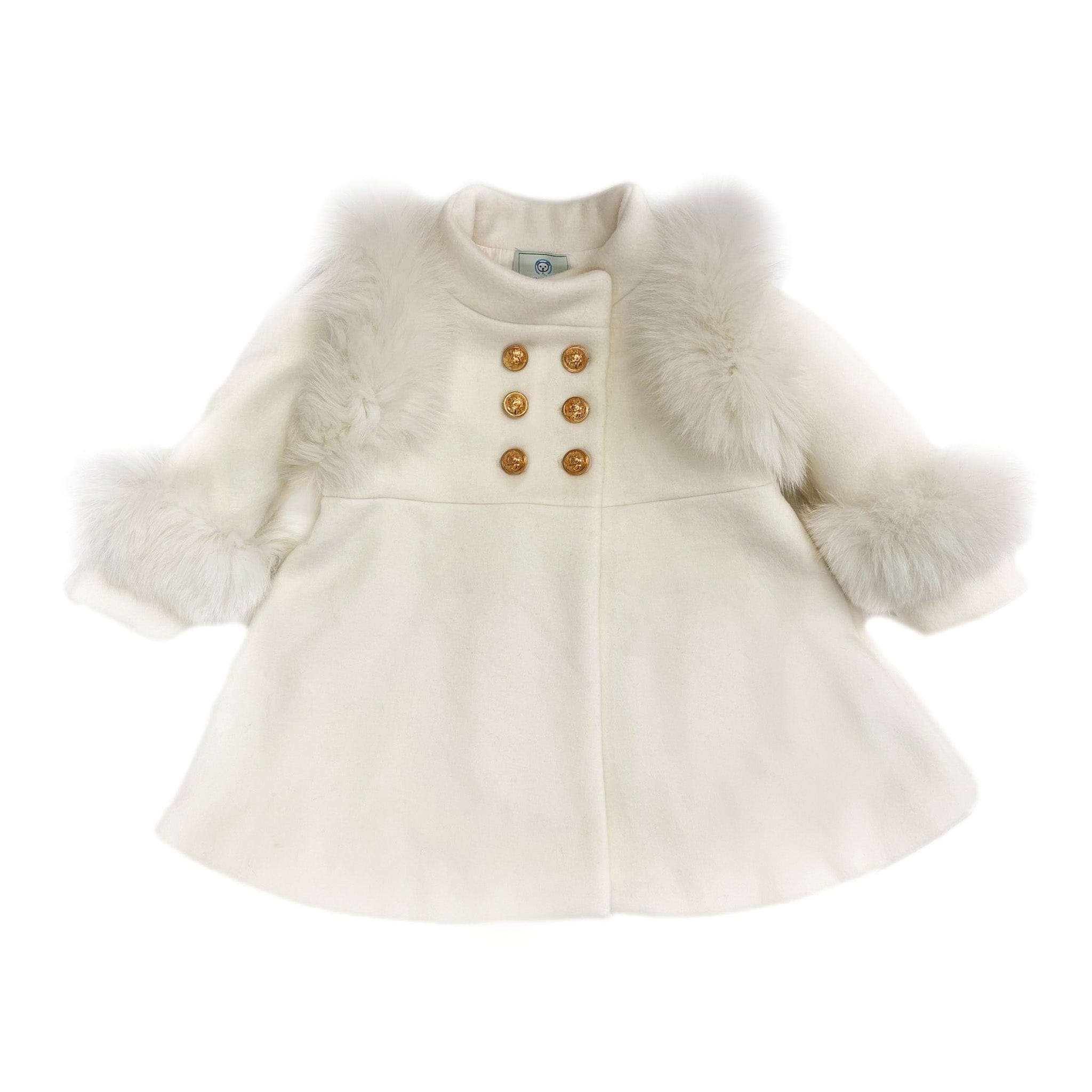 Evie Ivory Wool Coat – Petite Maison Kids
