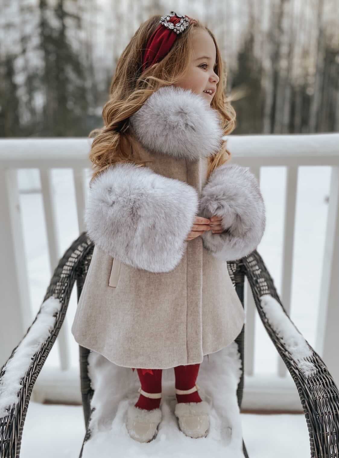 Karenina Wool Coat - Petite Maison Kids