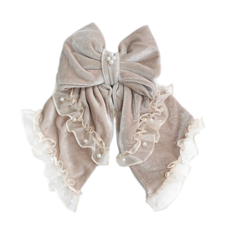 Helena Velour Hair Bow