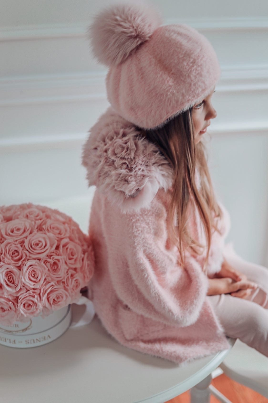 Milana Rose Beret - Petite Maison Kids