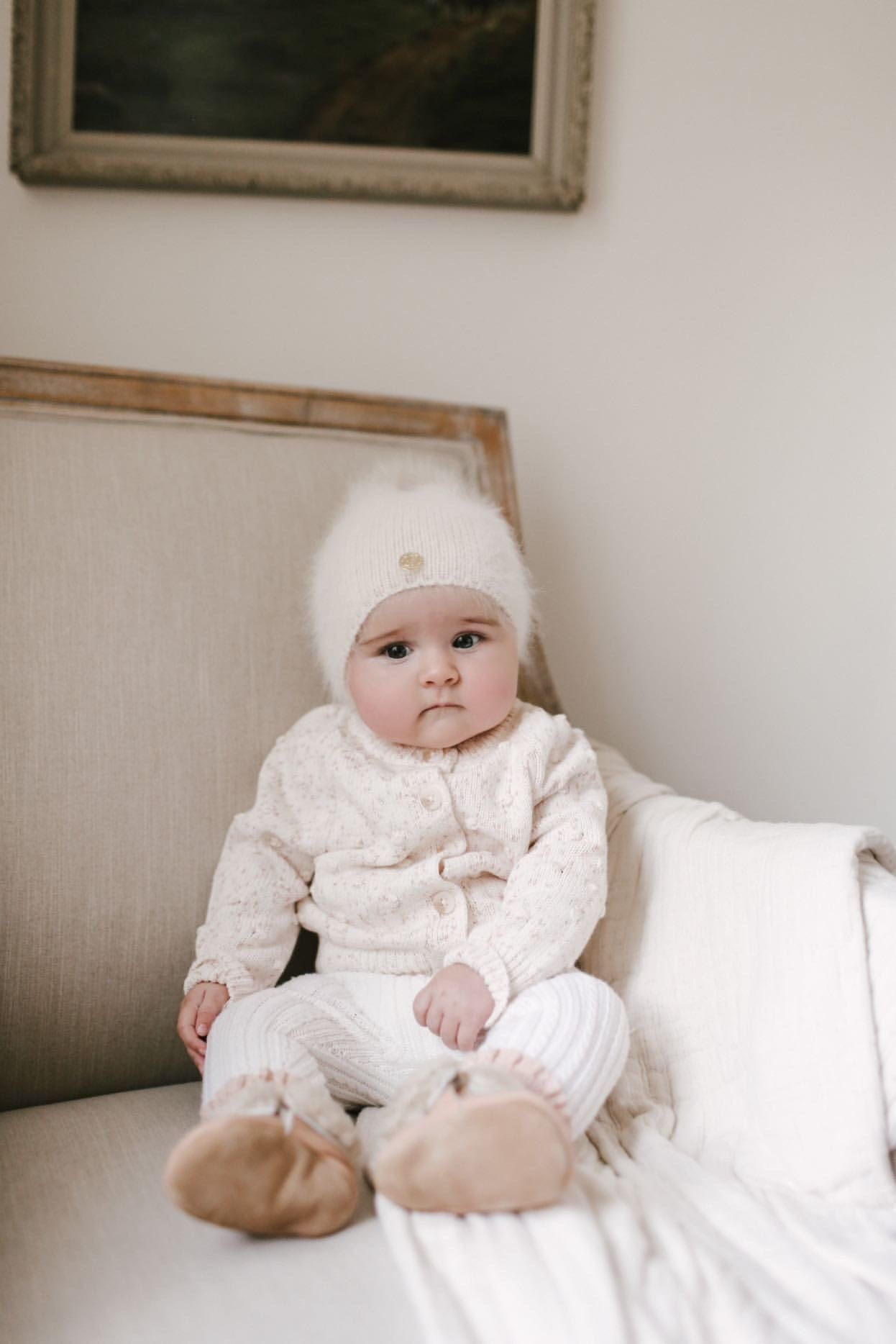 Vanya Cashmere Beanie Hat - Petite Maison Kids