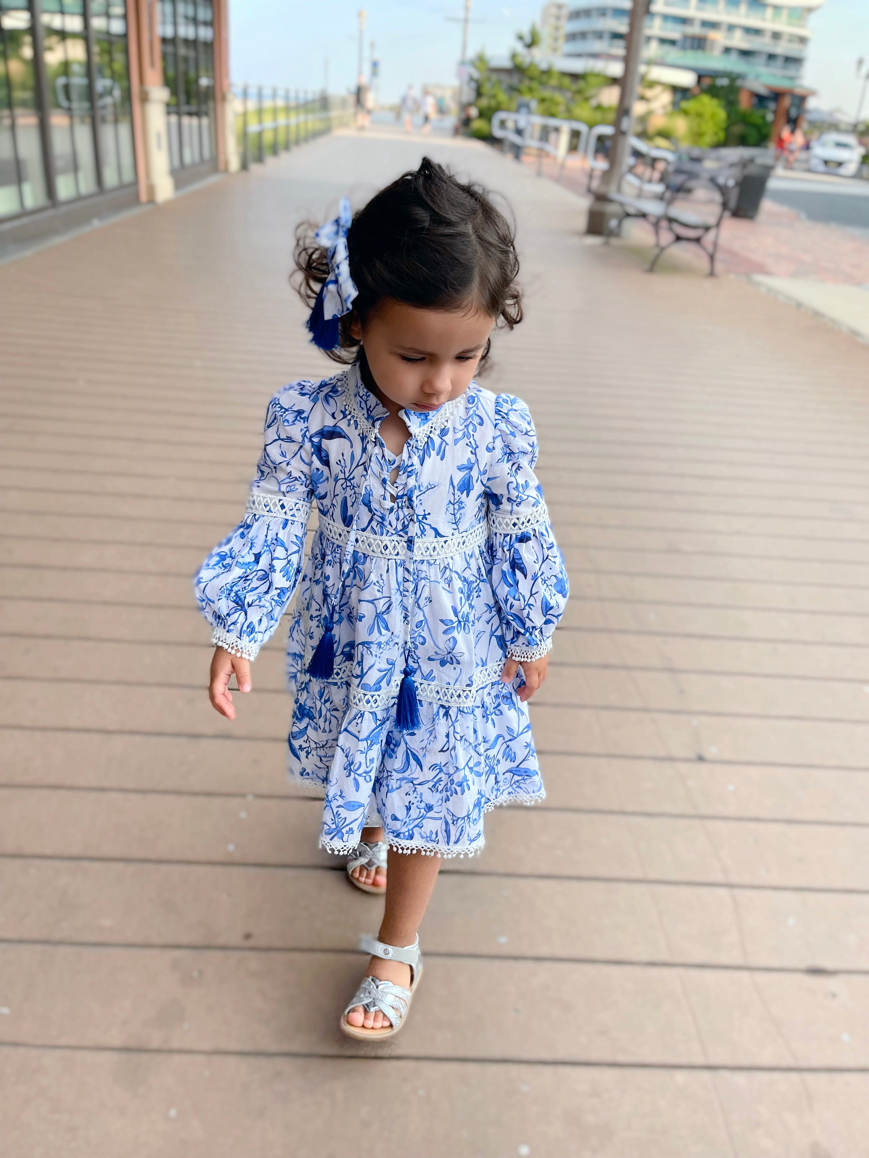 Jaylin Linen Dress - Petite Maison Kids