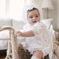 Katherine Embroidered Linen Bonnet - Petite Maison Kids