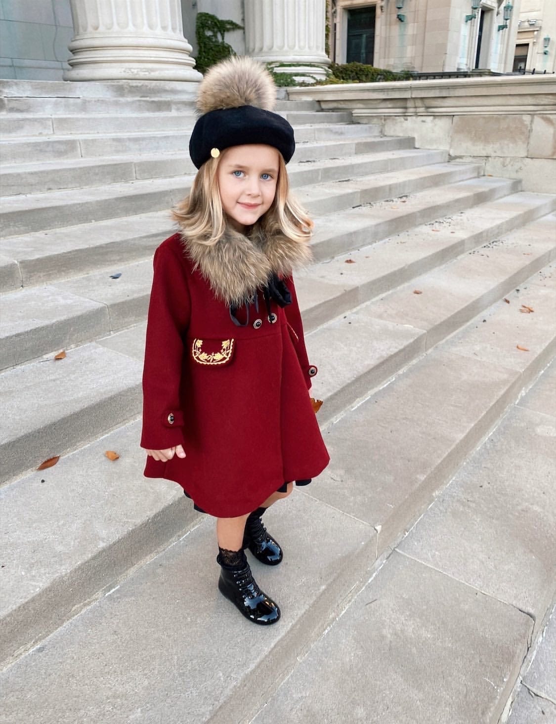 The Empress Wool Coat - Petite Maison Kids