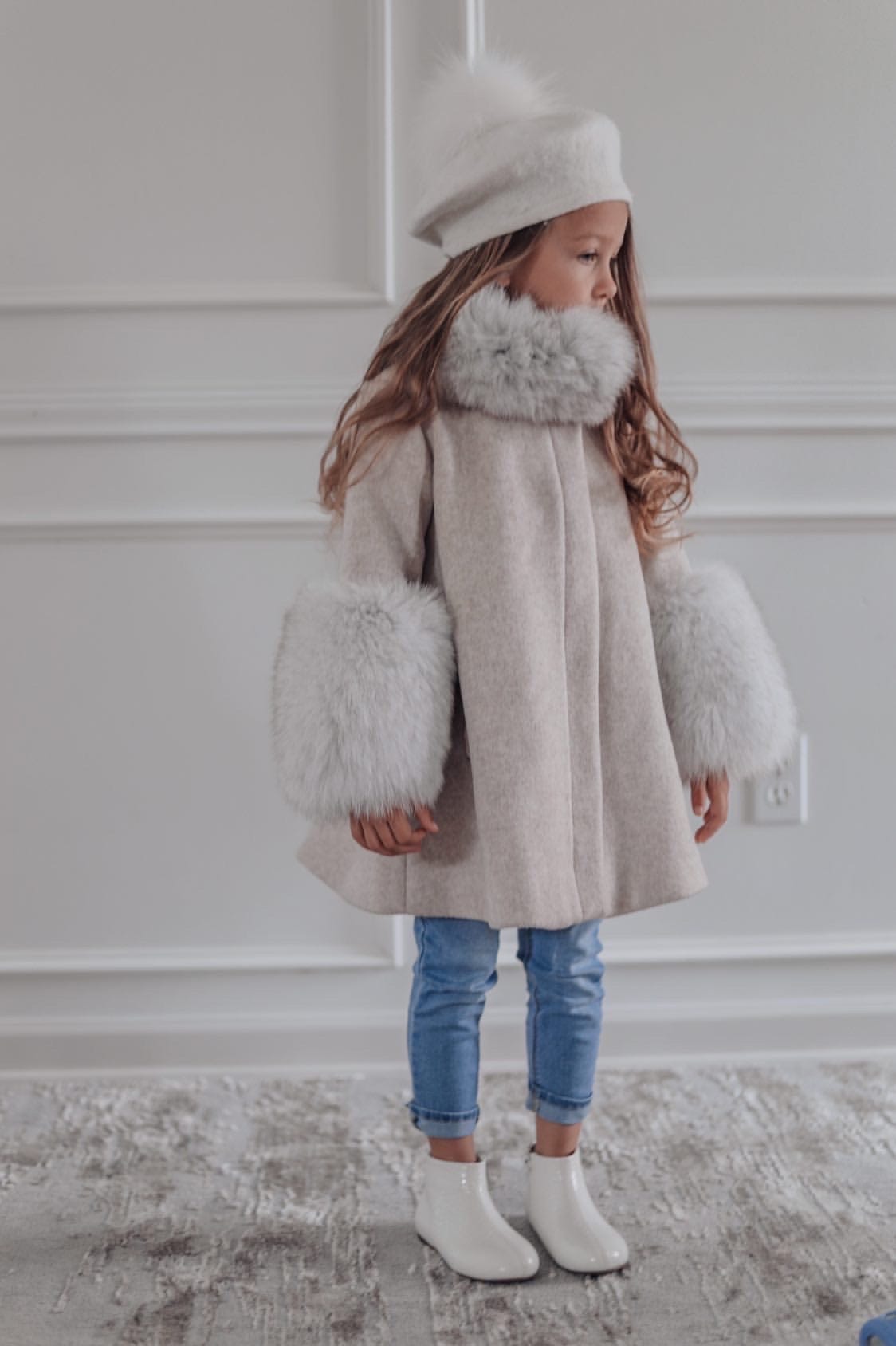 Karenina Wool Coat - Petite Maison Kids