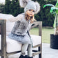 Angora Wool Double Pom Hat - Petit Maison Kids