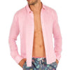 Dad Pink Linen Shirt - Petit Maison Kids